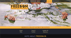 Desktop Screenshot of freedom58project.com